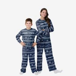 FOCO Penn State Nittany Lions Youth Ugly Pattern Family Holiday Pajamas