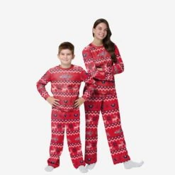 FOCO Washington Capitals Youth Ugly Pattern Family Holiday Pajamas