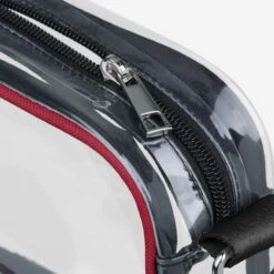 FOCO Oklahoma Sooners Team Stripe Clear Crossbody Bag 8 FOCO Oklahoma Sooners Team Stripe Clear Crossbody Bag -Fashion General Store BGCLRNCTMSTPCAMOK g4