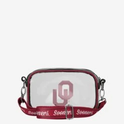 FOCO Oklahoma Sooners Team Stripe Clear Crossbody Bag 9 FOCO Oklahoma Sooners Team Stripe Clear Crossbody Bag -Fashion General Store BGCLRNCTMSTPCAMOK g5