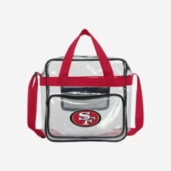 FOCO San Francisco 49ers Clear High End Messenger Bag