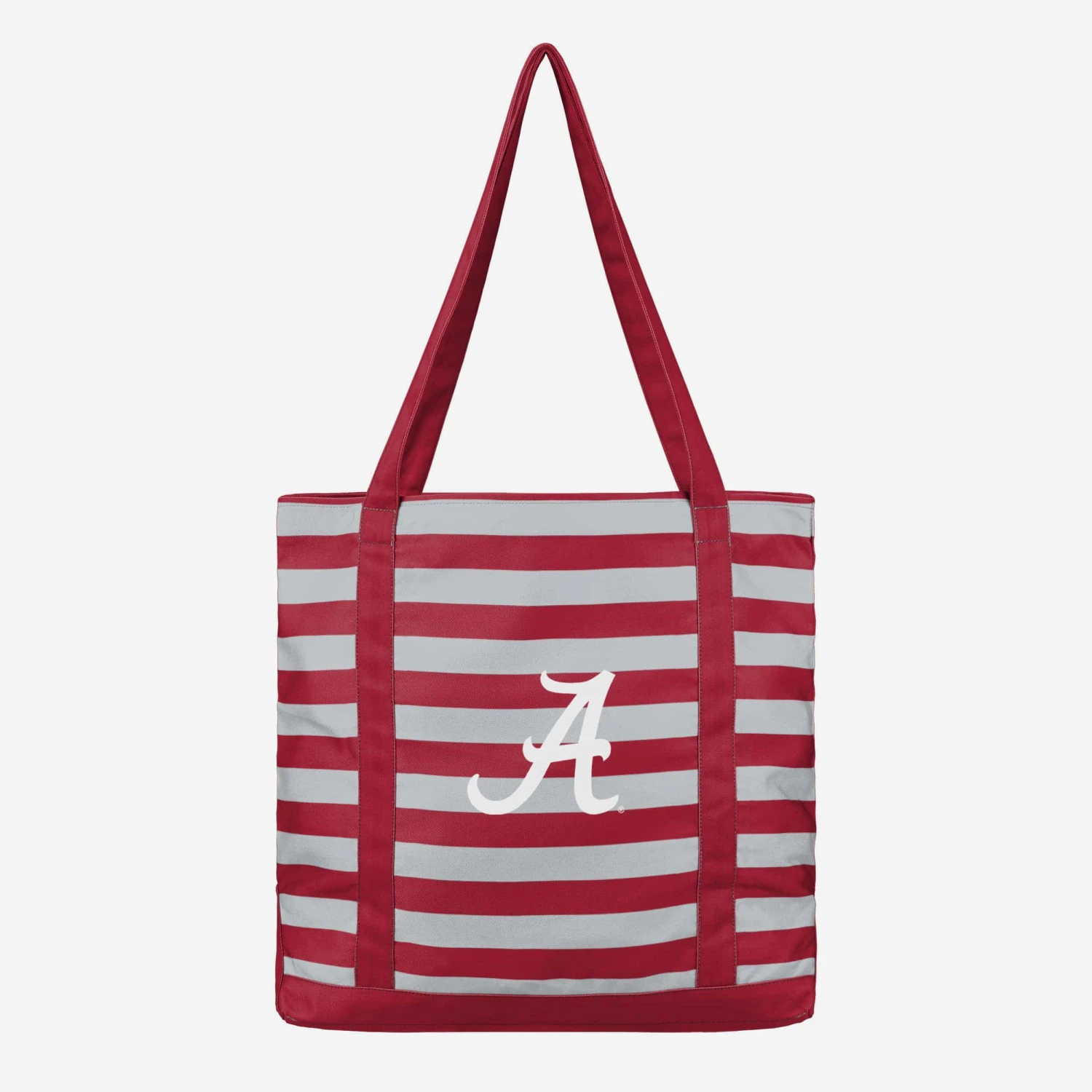 FOCO Alabama Crimson Tide Team Stripe Canvas Tote Bag 1 FOCO Alabama Crimson Tide Team Stripe Canvas Tote Bag