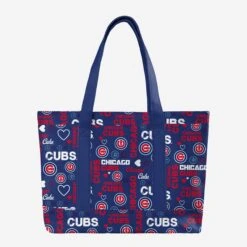 FOCO Chicago Cubs Logo Love Tote Bag