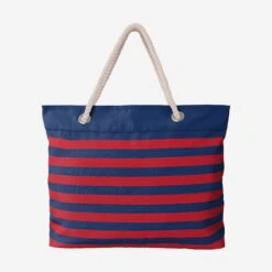 FOCO Chicago Cubs Nautical Stripe Tote Bag -Fashion General Store BGMBNAUSTPTOTECC g3