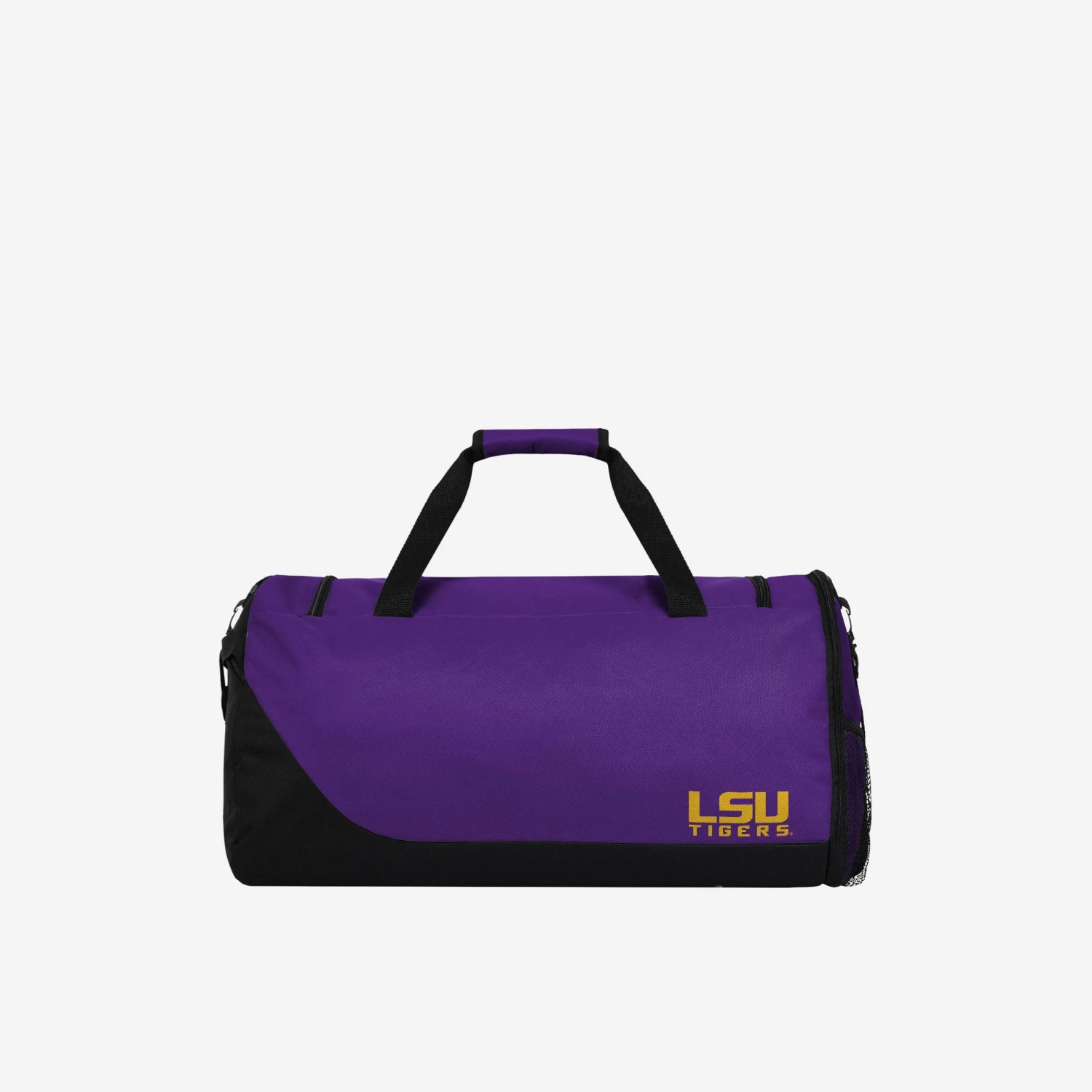 FOCO LSU Tigers Solid Big Logo Duffle Bag 4 FOCO LSU Tigers Solid Big Logo Duffle Bag - Image 4