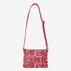 FOCO Ohio State Buckeyes Logo Love Crossbody Purse 9 FOCO Ohio State Buckeyes Logo Love Crossbody Purse -Fashion General Store BGNCLTLECRSBOH g5