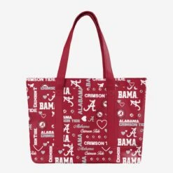 FOCO Alabama Crimson Tide Logo Love Tote Bag