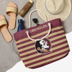 FOCO Florida State Seminoles Nautical Stripe Tote Bag -Fashion General Store BGNCNAUSTPTOTEFS g4
