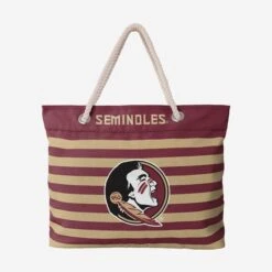 FOCO Florida State Seminoles Nautical Stripe Tote Bag