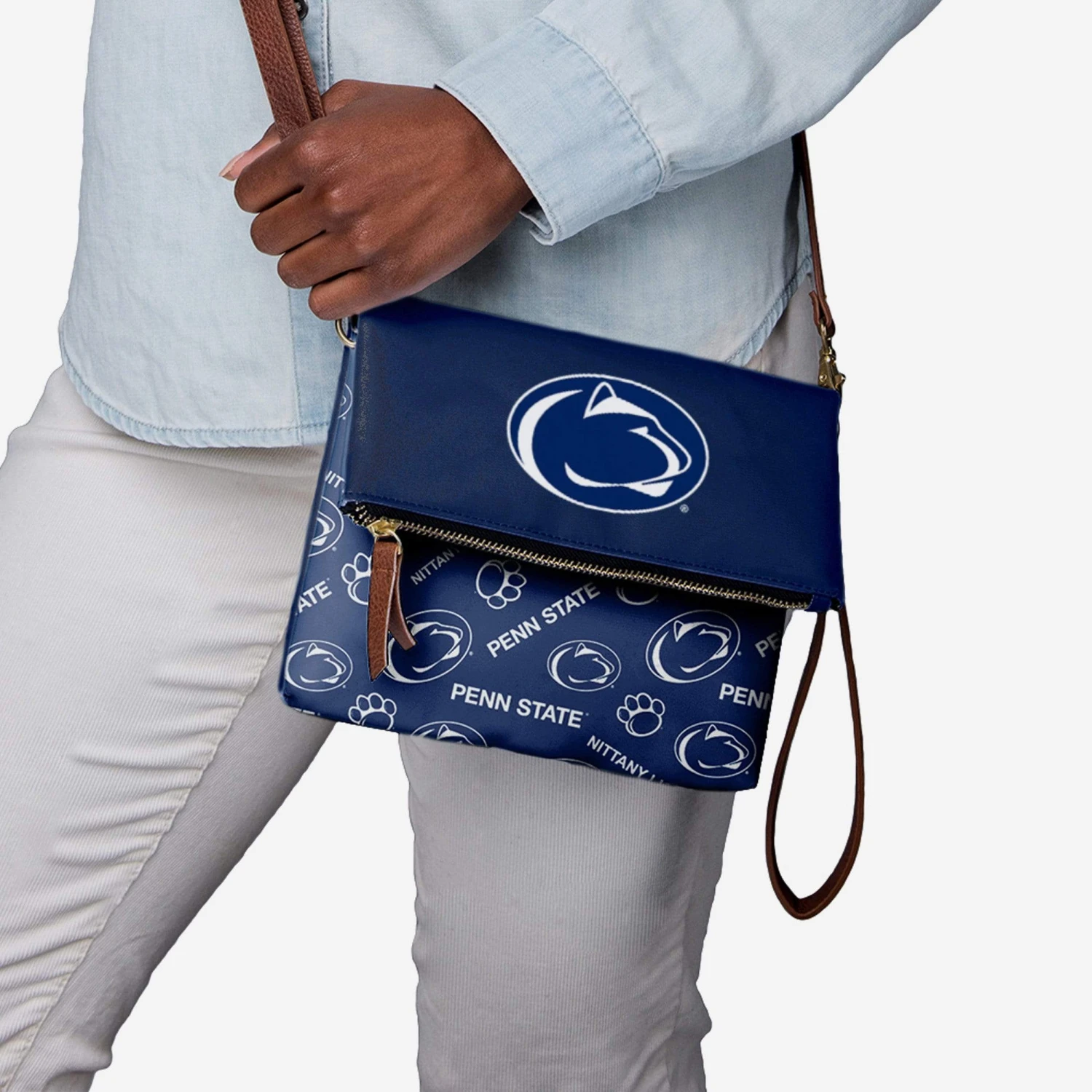 FOCO Penn State Nittany Lions Printed Collection Foldover Tote Bag 2 FOCO Penn State Nittany Lions Printed Collection Foldover Tote Bag - Image 2