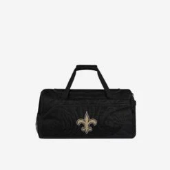 FOCO New Orleans Saints Solid Big Logo Duffle Bag