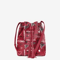 FOCO Atlanta Falcons Logo Love Cinch Purse