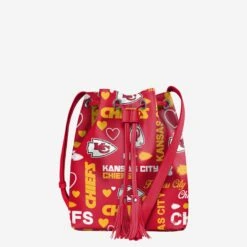 FOCO Kansas City Chiefs Logo Love Cinch Purse