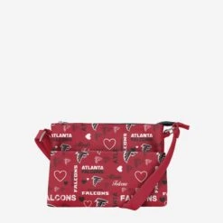 FOCO Atlanta Falcons Logo Love Crossbody Purse
