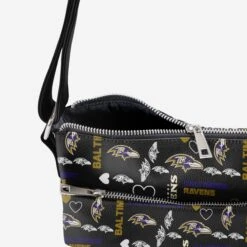 FOCO Baltimore Ravens Logo Love Crossbody Purse -Fashion General Store BGNFLTLECRSBBRV g4 4ddc1937 8896 4b27 9d0d 153621a7d324