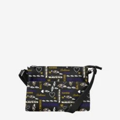 FOCO Baltimore Ravens Logo Love Crossbody Purse