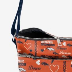FOCO Denver Broncos Logo Love Crossbody Purse -Fashion General Store BGNFLTLECRSBDB g4