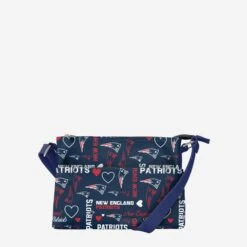 FOCO New England Patriots Logo Love Crossbody Purse