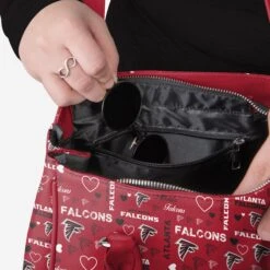 FOCO Atlanta Falcons Logo Love Purse -Fashion General Store BGNFLTLEPURAF g3