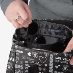 FOCO Las Vegas Raiders Logo Love Purse 7 FOCO Las Vegas Raiders Logo Love Purse -Fashion General Store BGNFLTLEPUROR g3
