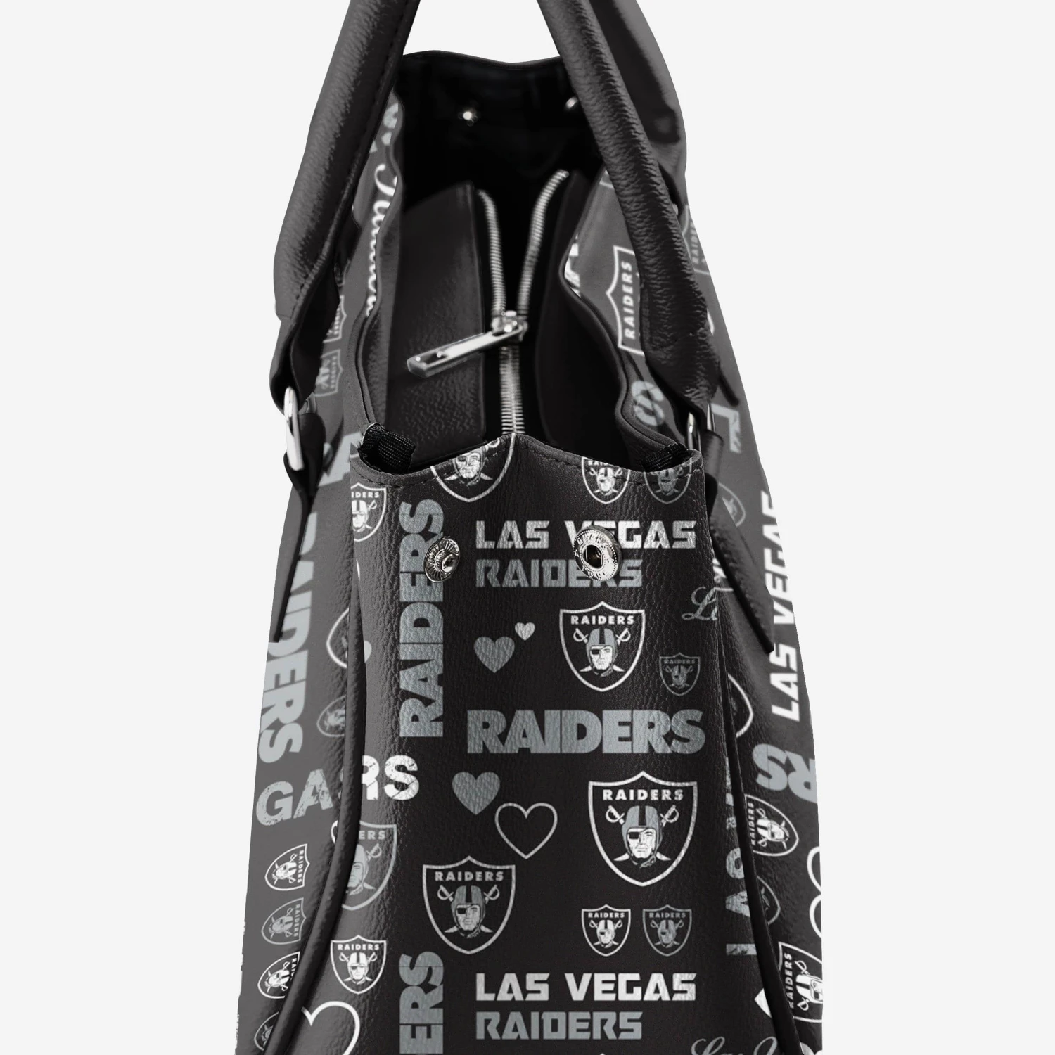 FOCO Las Vegas Raiders Logo Love Purse 4 FOCO Las Vegas Raiders Logo Love Purse - Image 4