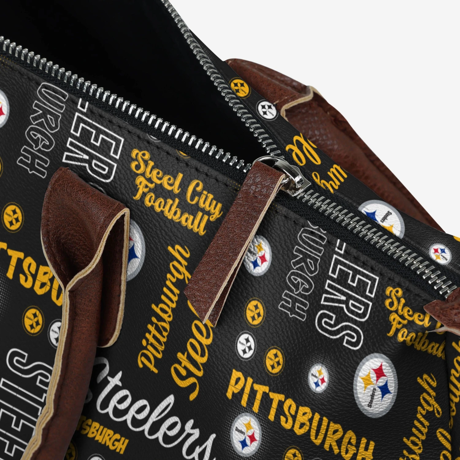FOCO Pittsburgh Steelers Spirited Style Printed Collection Tote Bag 4 FOCO Pittsburgh Steelers Spirited Style Printed Collection Tote Bag - Image 4