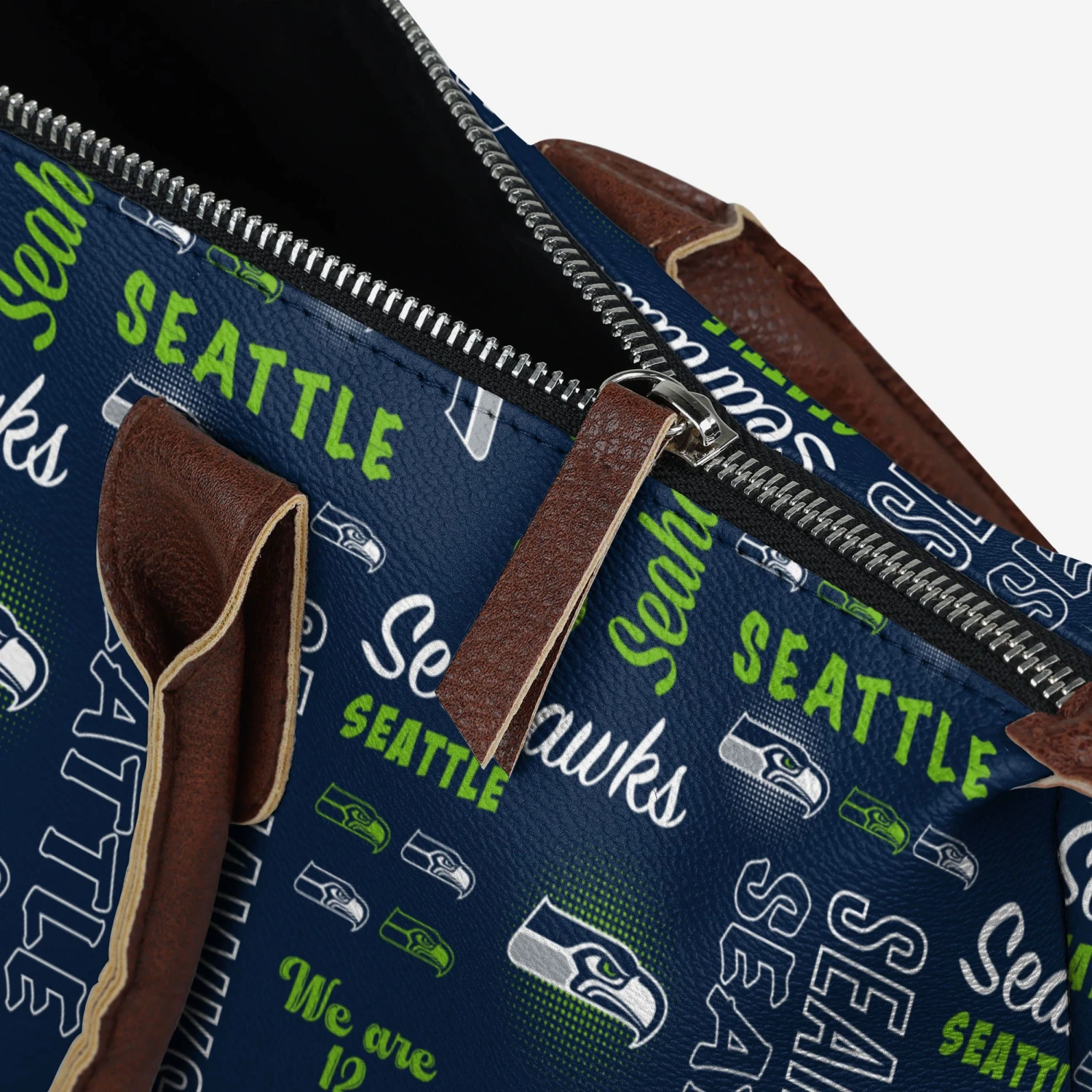 FOCO Seattle Seahawks Spirited Style Printed Collection Tote Bag 4 FOCO Seattle Seahawks Spirited Style Printed Collection Tote Bag - Image 4