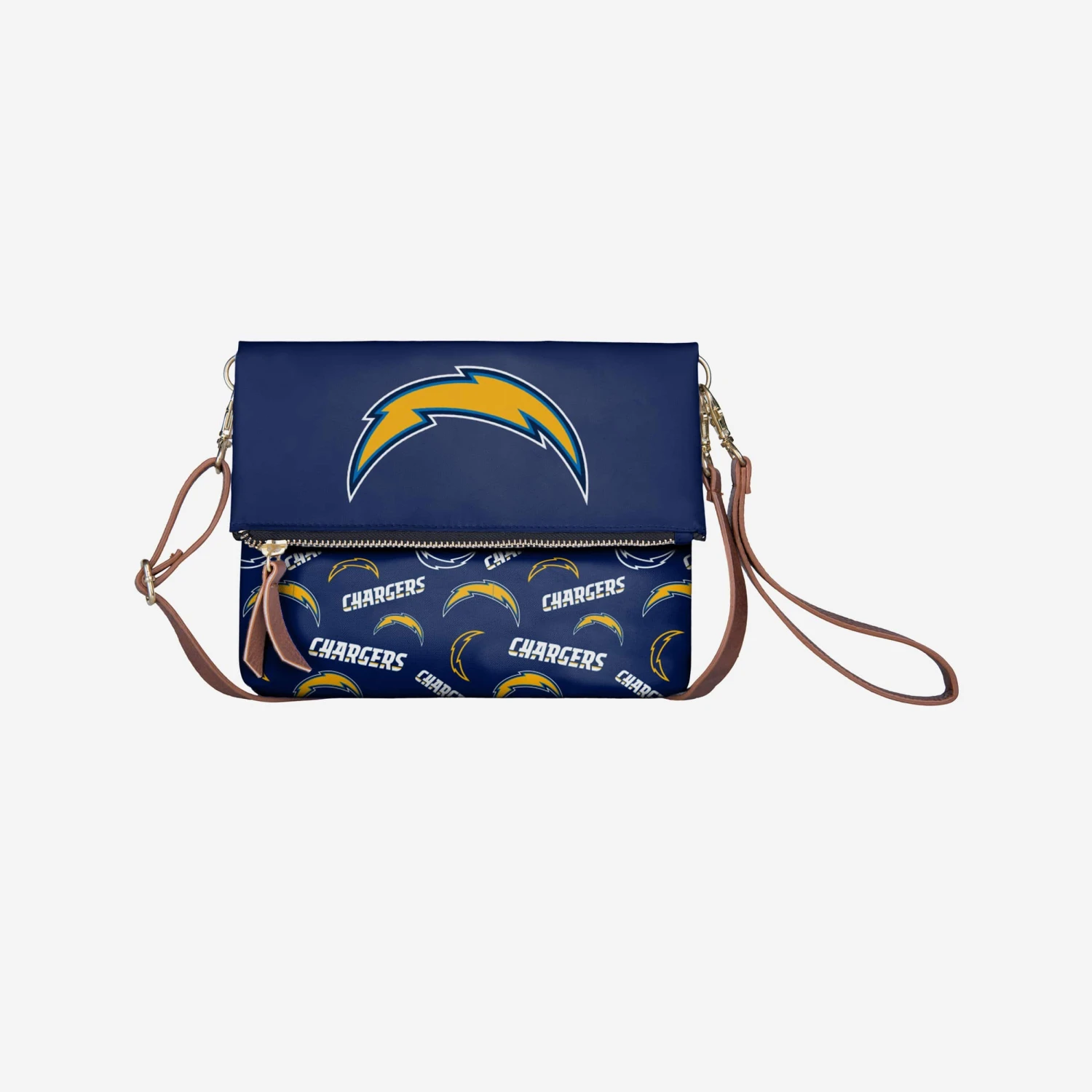 FOCO Los Angeles Chargers Printed Collection Foldover Tote Bag 1 FOCO Los Angeles Chargers Printed Collection Foldover Tote Bag