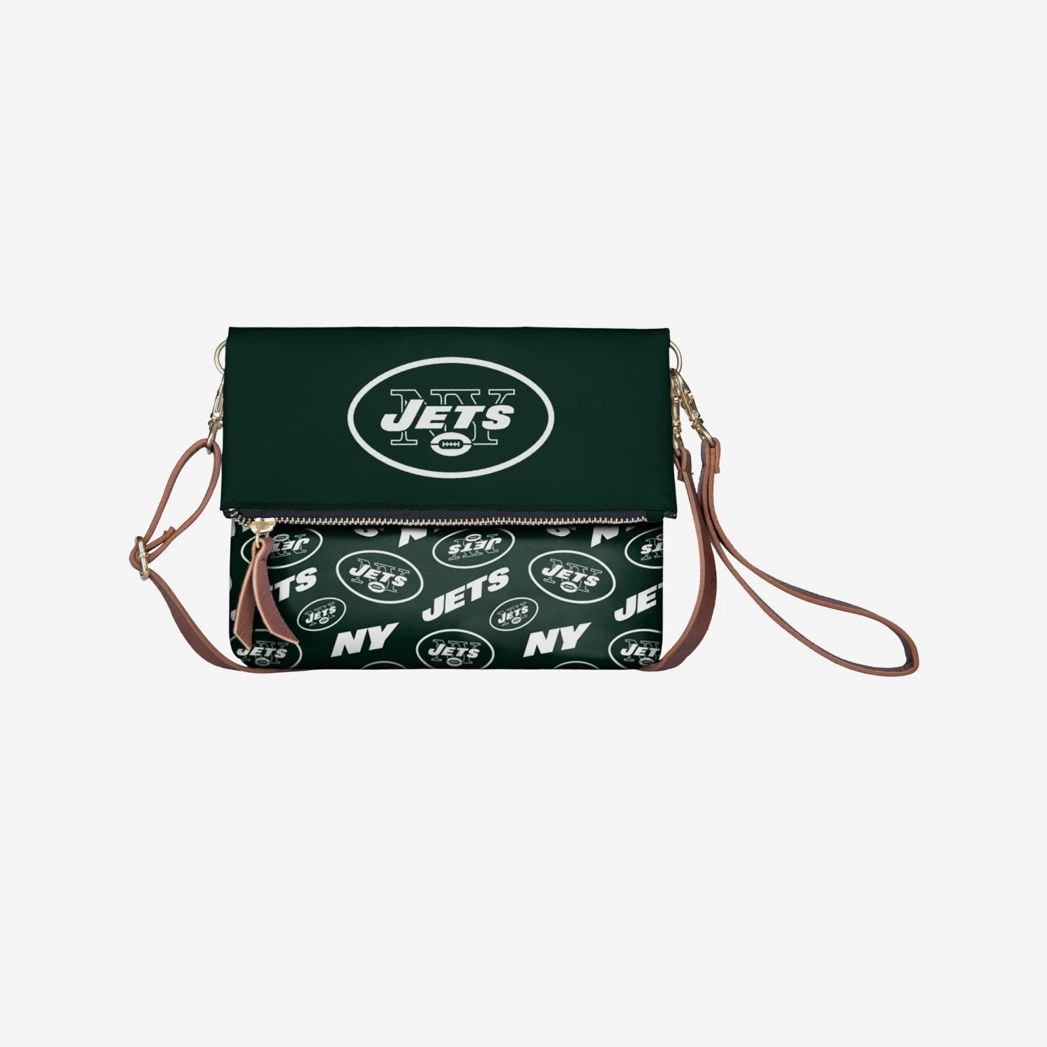 FOCO New York Jets Printed Collection Foldover Tote Bag 1 FOCO New York Jets Printed Collection Foldover Tote Bag