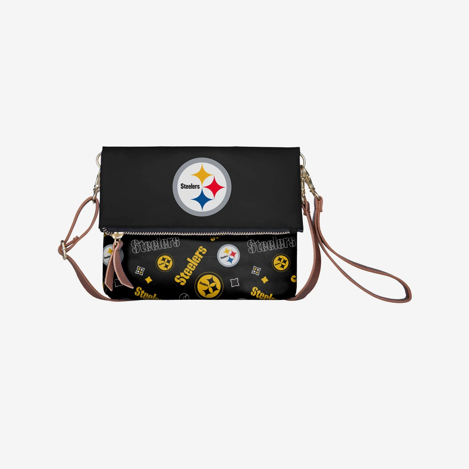 FOCO Pittsburgh Steelers Printed Collection Foldover Tote Bag 1 FOCO Pittsburgh Steelers Printed Collection Foldover Tote Bag