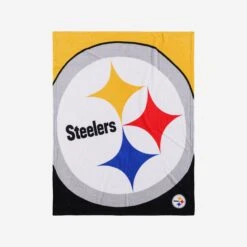 FOCO Pittsburgh Steelers Supreme Slumber Plush Throw Blanket