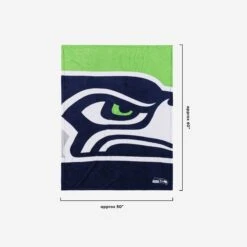 FOCO Seattle Seahawks Supreme Slumber Plush Throw Blanket 5 FOCO Seattle Seahawks Supreme Slumber Plush Throw Blanket -Fashion General Store BKTNFPLSUSSS g3