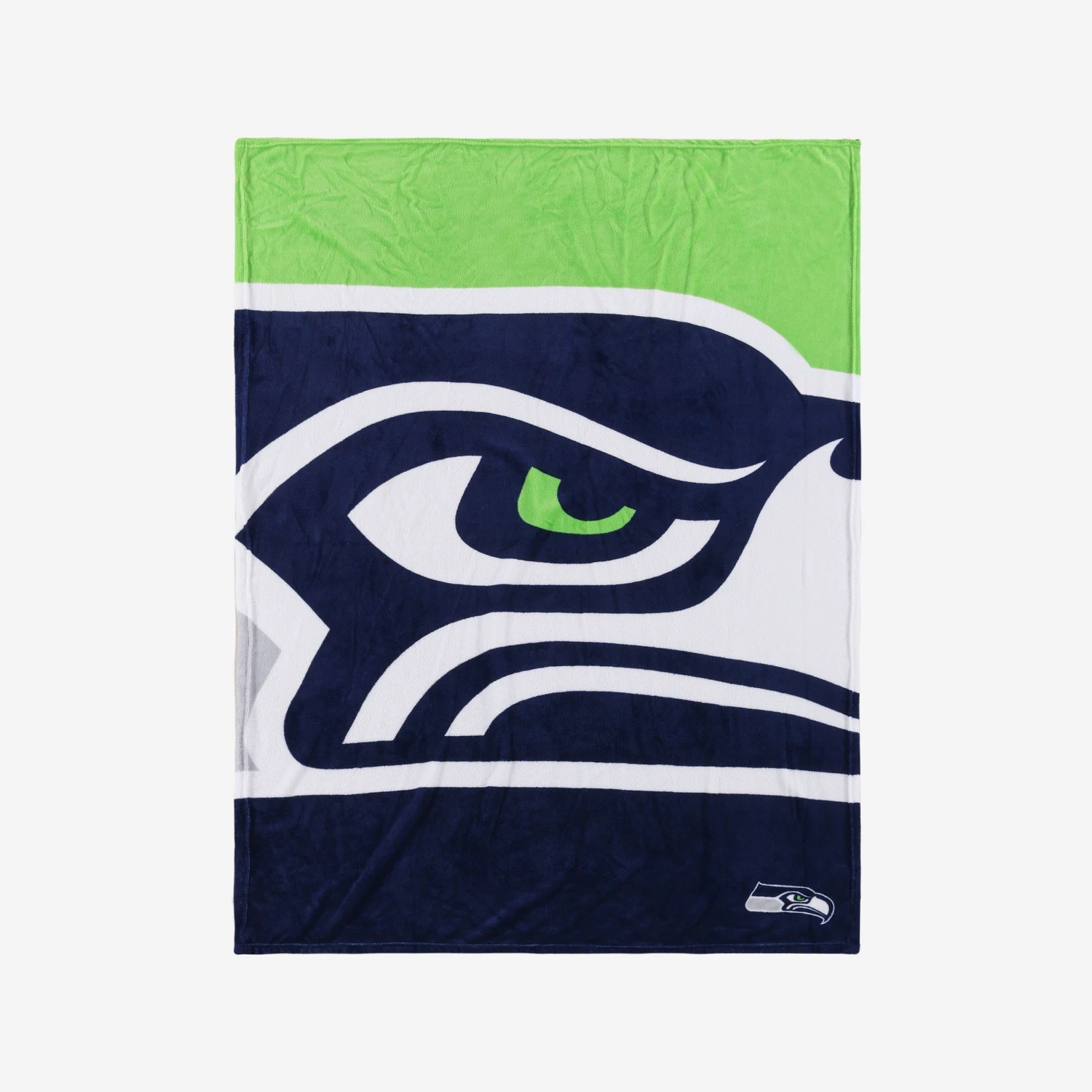 FOCO Seattle Seahawks Supreme Slumber Plush Throw Blanket 1 FOCO Seattle Seahawks Supreme Slumber Plush Throw Blanket