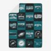 FOCO Philadelphia Eagles Team Pride Patches Quilt