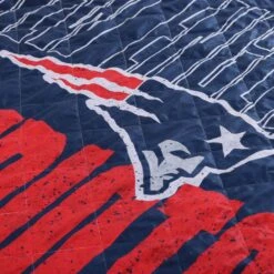 FOCO New England Patriots Big Game Sherpa Lined Throw Blanket -Fashion General Store BKTNFXLSHBGNP g5