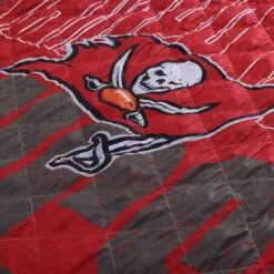 FOCO Tampa Bay Buccaneers Big Game Sherpa Lined Throw Blanket -Fashion General Store BKTNFXLSHBGTB g5