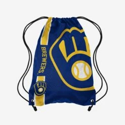 FOCO Milwaukee Brewers Big Logo Drawstring Backpack
