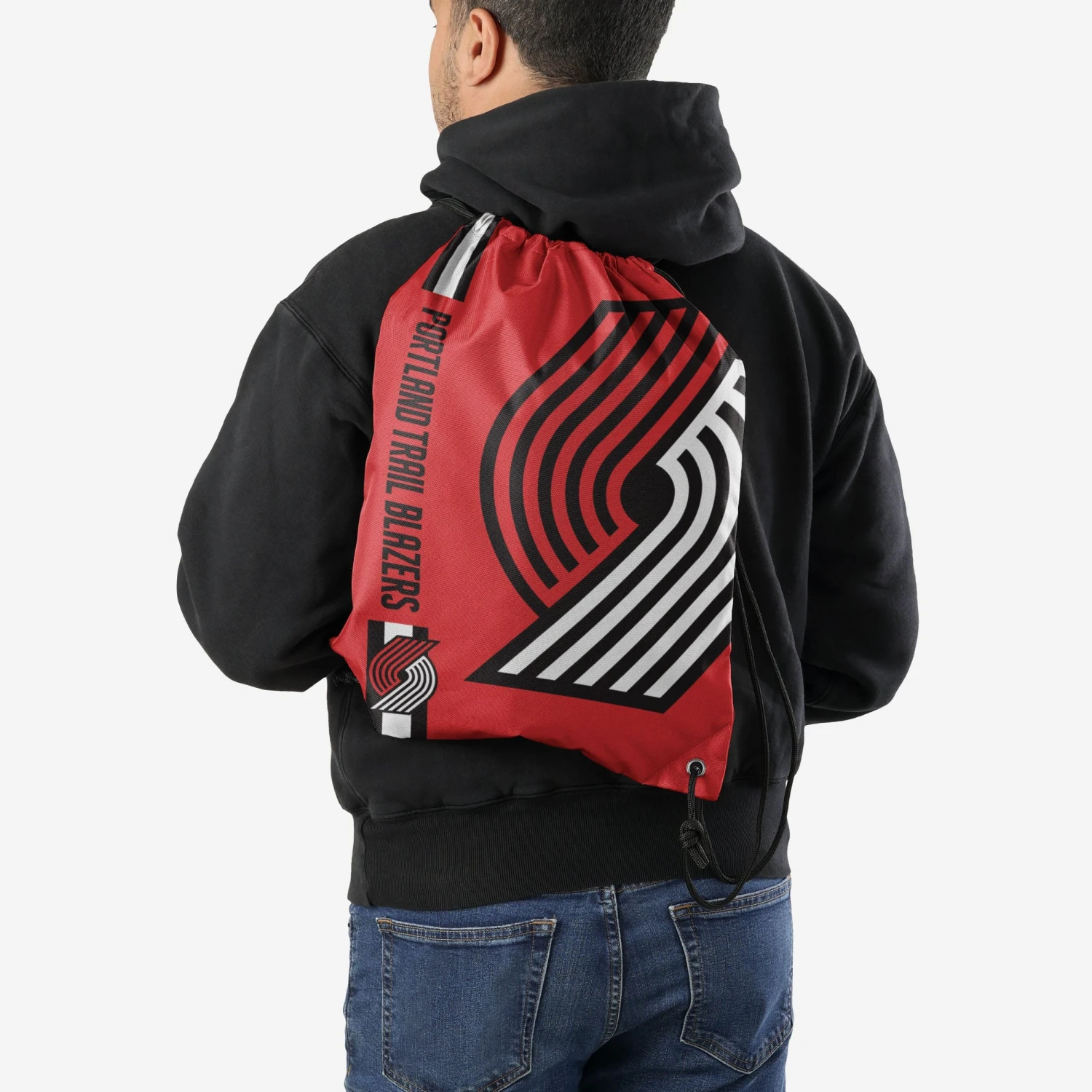 FOCO Portland Trail Blazers Big Logo Drawstring Backpack 2 FOCO Portland Trail Blazers Big Logo Drawstring Backpack - Image 2