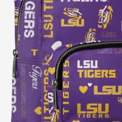 FOCO LSU Tigers Logo Love Mini Backpack -Fashion General Store BPNCLTLEMINILSU g4