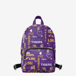 FOCO LSU Tigers Logo Love Mini Backpack