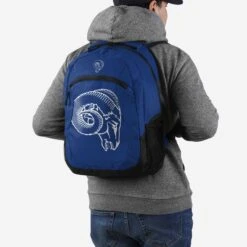 FOCO Los Angeles Rams Retro Action Backpack -Fashion General Store BPNFACTRTRSR g5