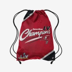 FOCO Tampa Bay Buccaneers Super Bowl LV Champions Team Color Drawstring Backpack