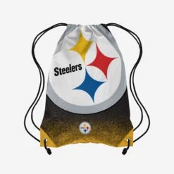 FOCO Pittsburgh Steelers Gradient Drawstring Backpack