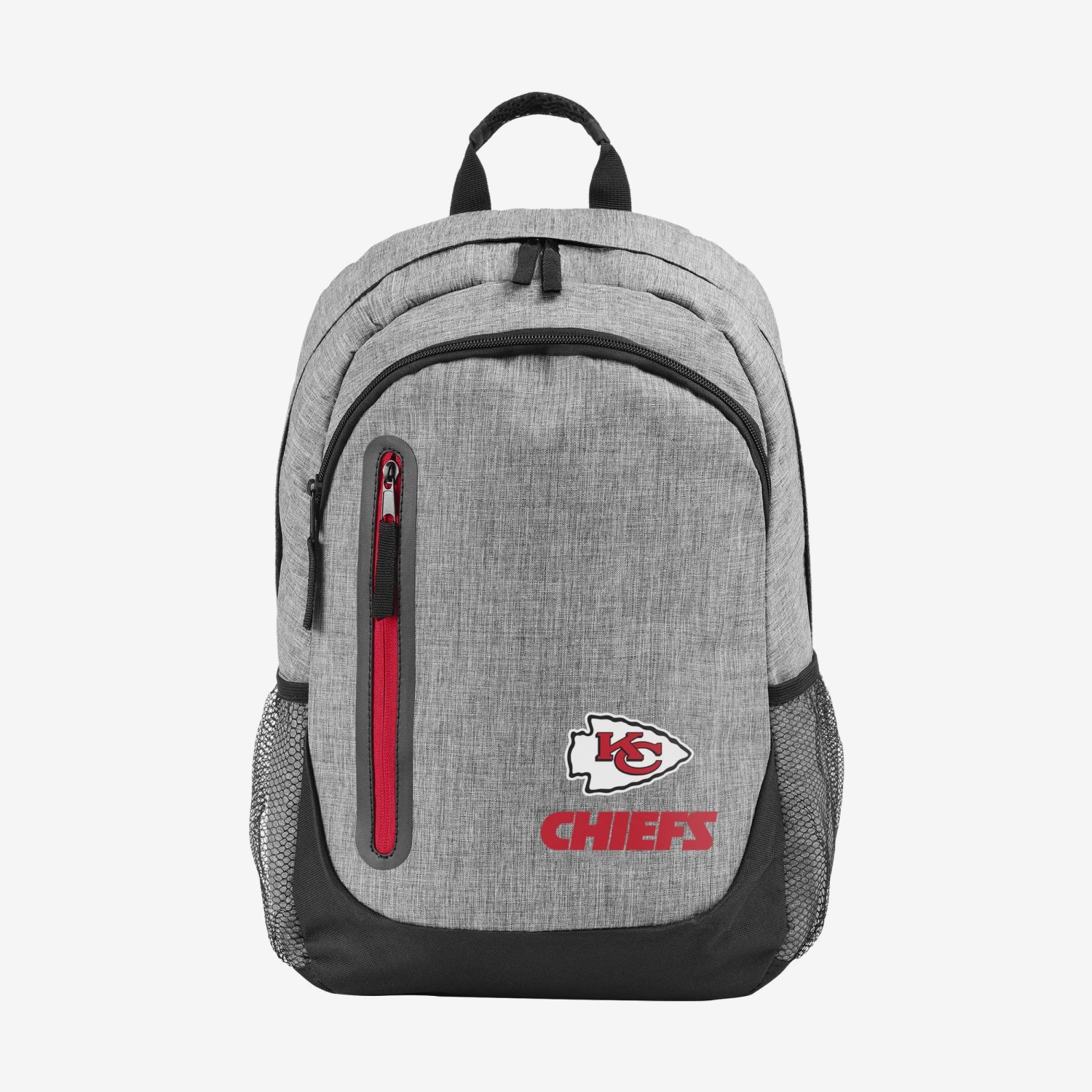 FOCO Kansas City Chiefs Heather Grey Bold Color Backpack 1 FOCO Kansas City Chiefs Heather Grey Bold Color Backpack