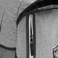 FOCO Las Vegas Raiders Heather Grey Bold Color Backpack -Fashion General Store BPNFHTHGRYOR g6