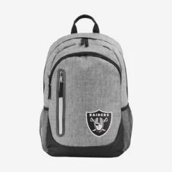 FOCO Las Vegas Raiders Heather Grey Bold Color Backpack