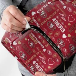 FOCO San Francisco 49ers Logo Love Mini Backpack -Fashion General Store BPNFLTLEMINISF g3