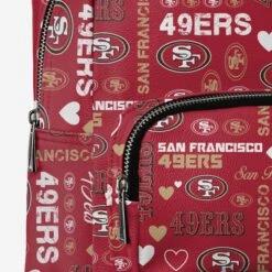 FOCO San Francisco 49ers Logo Love Mini Backpack -Fashion General Store BPNFLTLEMINISF g4