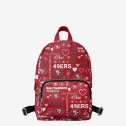 FOCO San Francisco 49ers Logo Love Mini Backpack