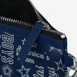 FOCO Dallas Cowboys Spirited Style Printed Collection Repeat Logo Wristlet 8 FOCO Dallas Cowboys Spirited Style Printed Collection Repeat Logo Wristlet -Fashion General Store BPNFPRAPWRISTDC g4
